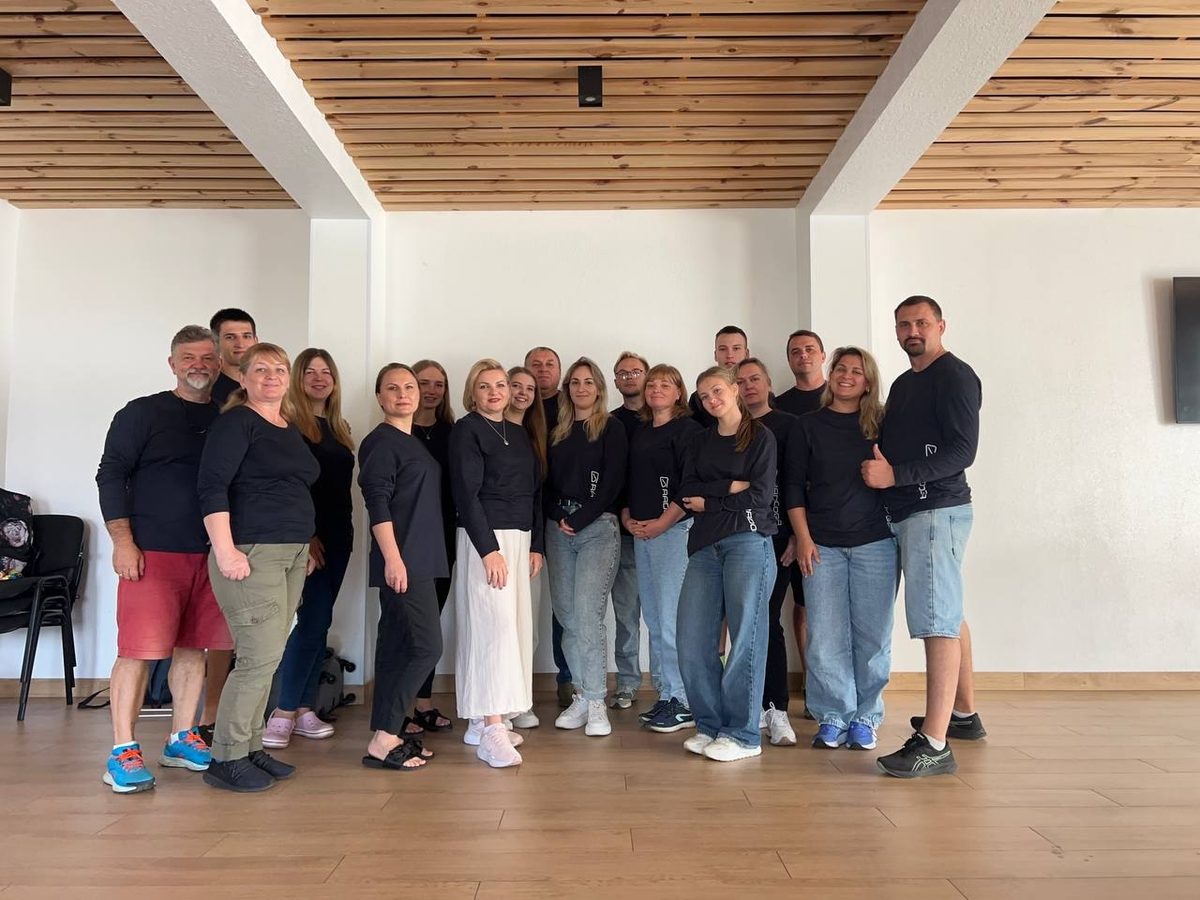 Команда благодійного фонду «Райдуга»